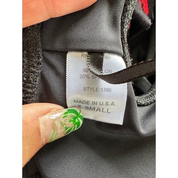 Fashion Nova Solid Black Plunge V Neckline Adjustable One Piece Swimsuit XS - Picture 5 of 5